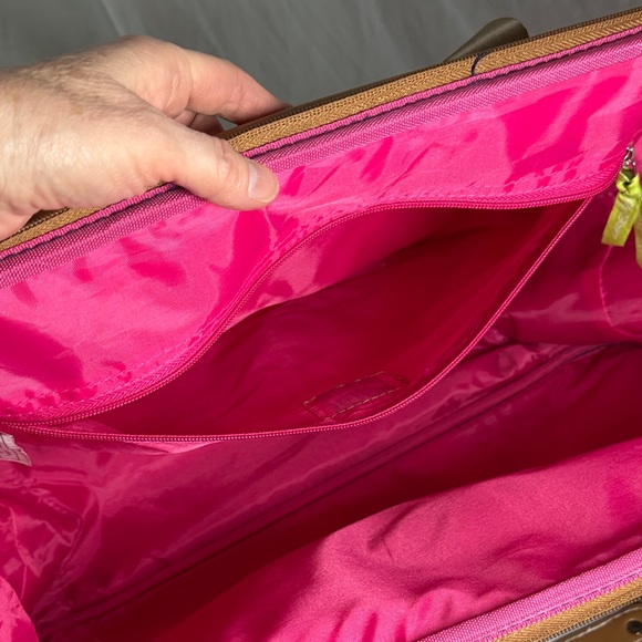 Lily Bloom Colorful Elephant Print Satchel. - Picture 9 of 12